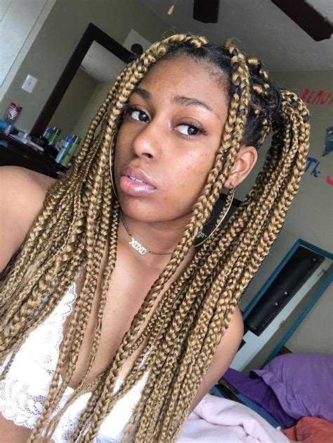 pigtails box braids